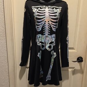 Skelly 💀 Dress With Hood